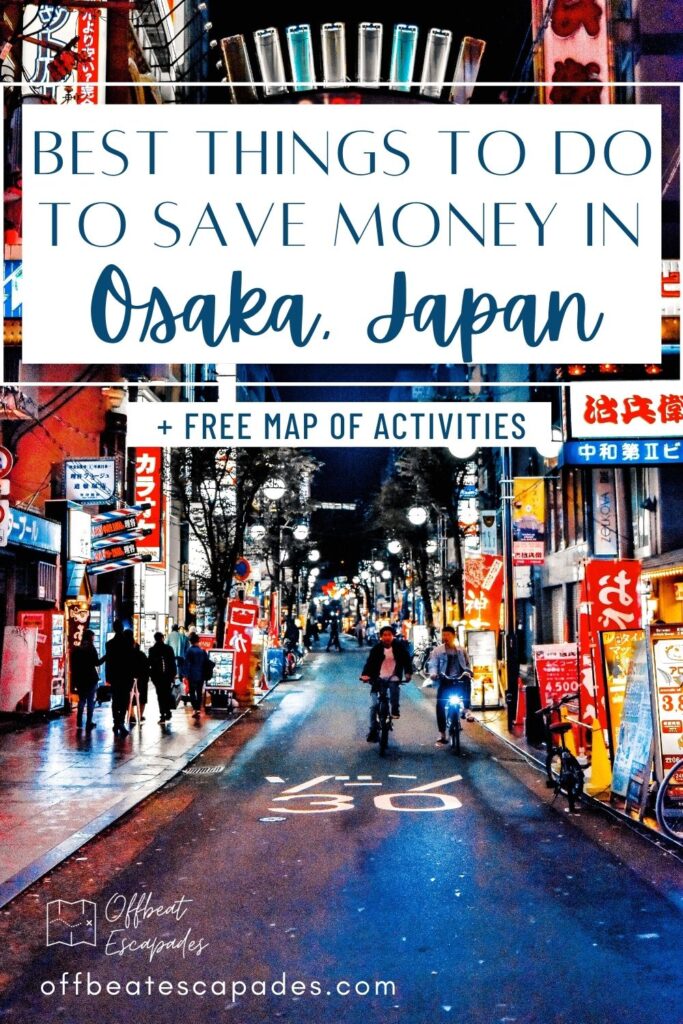 Best Free things to do in Osaka Japan 3