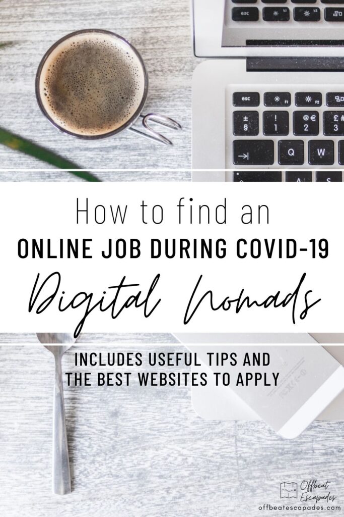 How to find an online job during covid 19 aspiring digital nomads