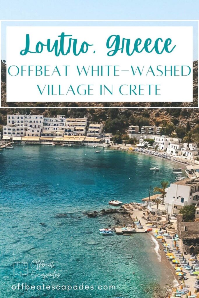 Loutro Crete Offbeat Escapades