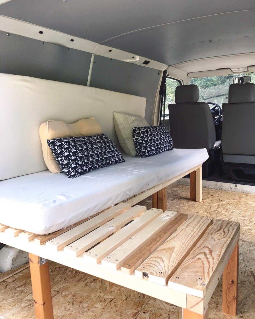 Campervan pull out deals bed