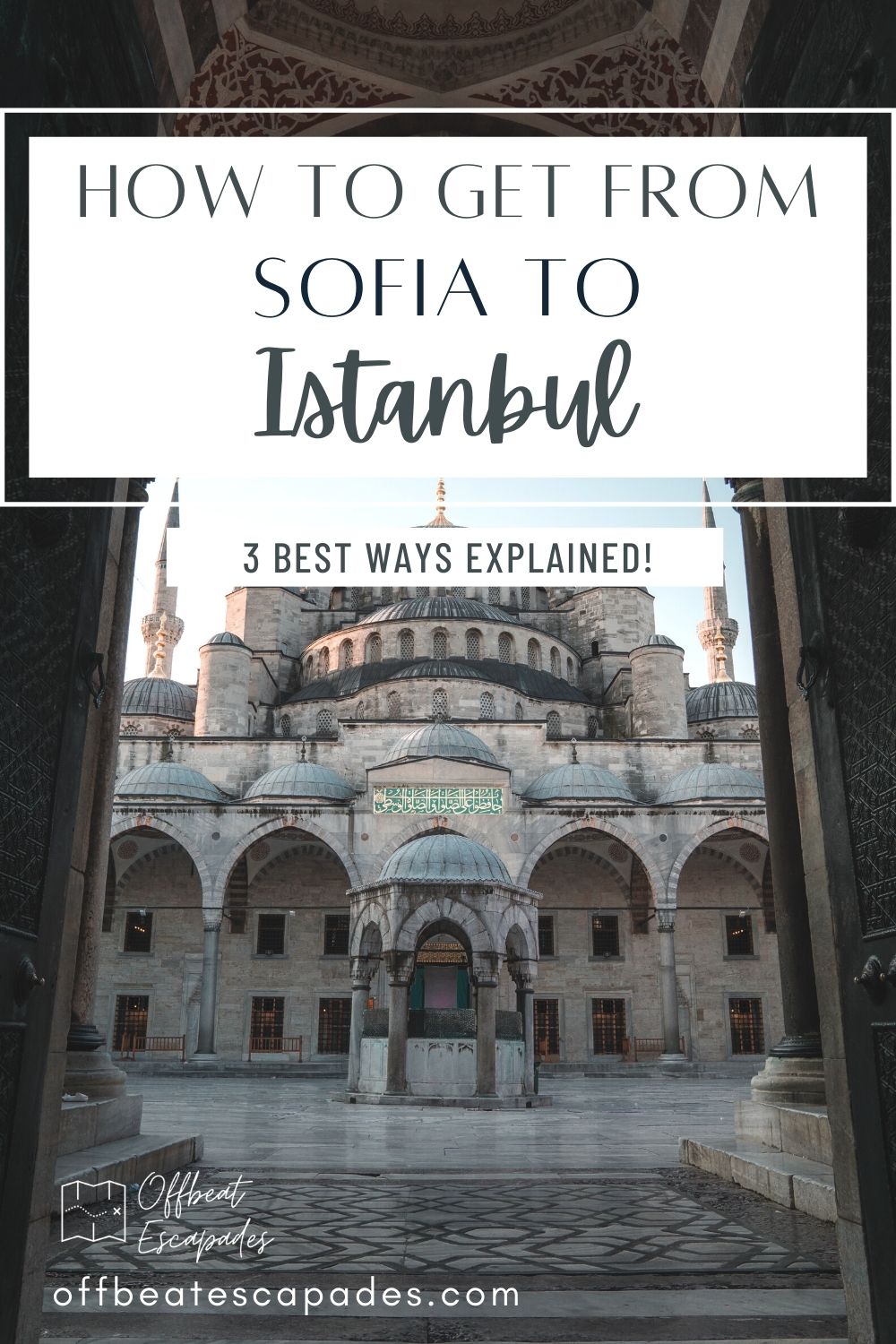 travel from istanbul to sofia