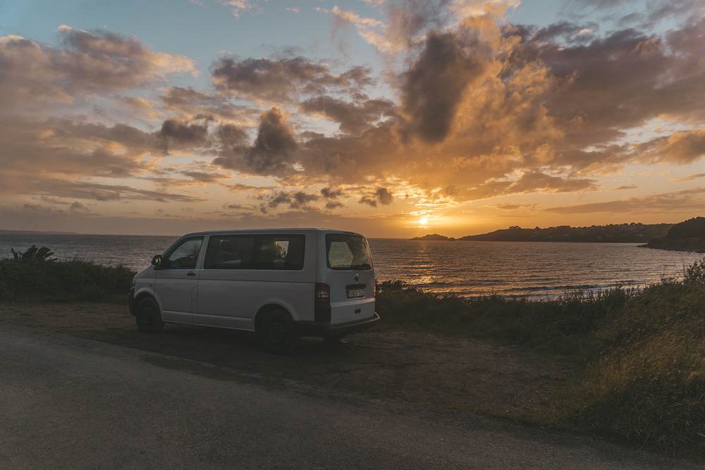 Offbeat Escapades-remote working in a van - mobile office - digital nomad van life